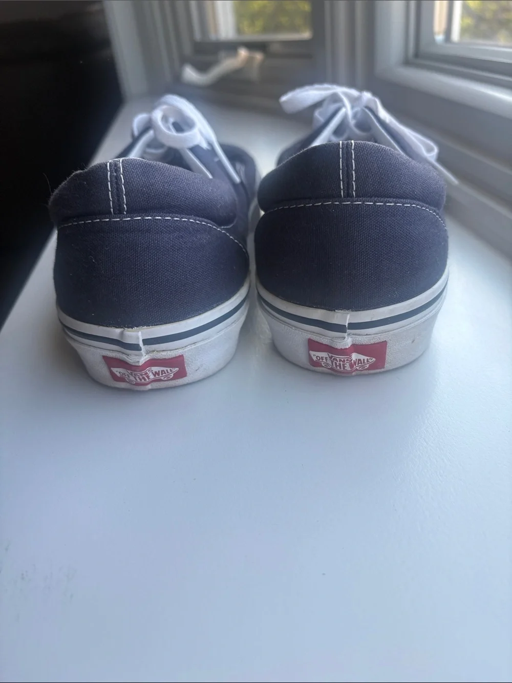 Vans Men's navy sneakers size 10